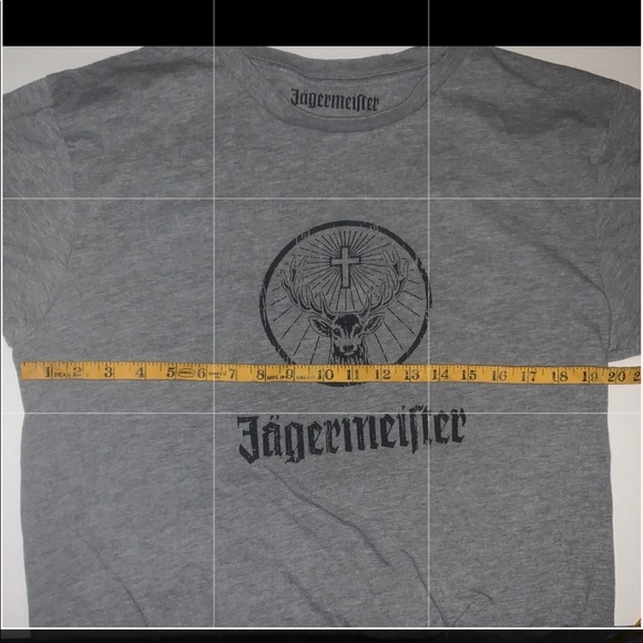 Classic Jagermeister Single-sided graphic T-shirt. Semi-distressed graphics. - Picture 4 of 4